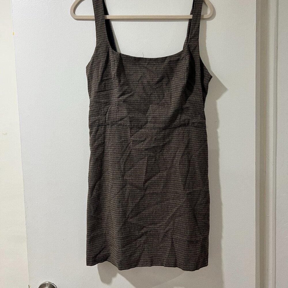 ✨ Abercrombie & Fitch 90’s Menswear Pinafore Dress - Size Large ✨ - Picture 2 of 12